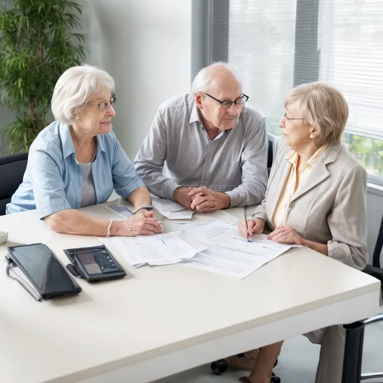 Handshake between consultant and senior client