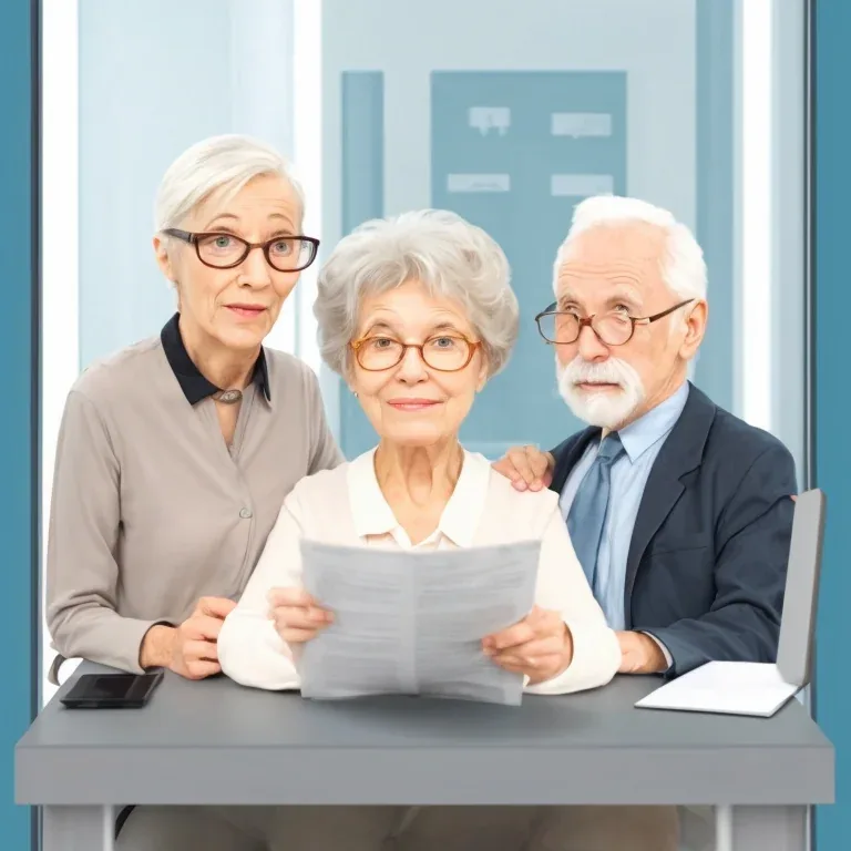 Consultant explaining pension options